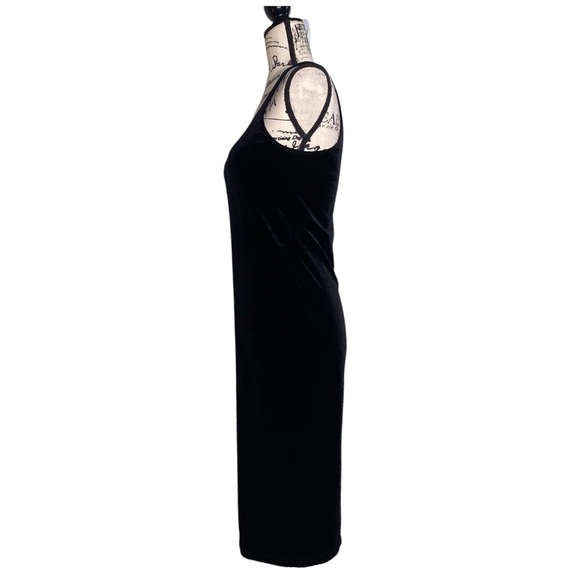 Bardot - Sleeveless Velvet MIDI Dress - Size 8 - Picture 7 of 15